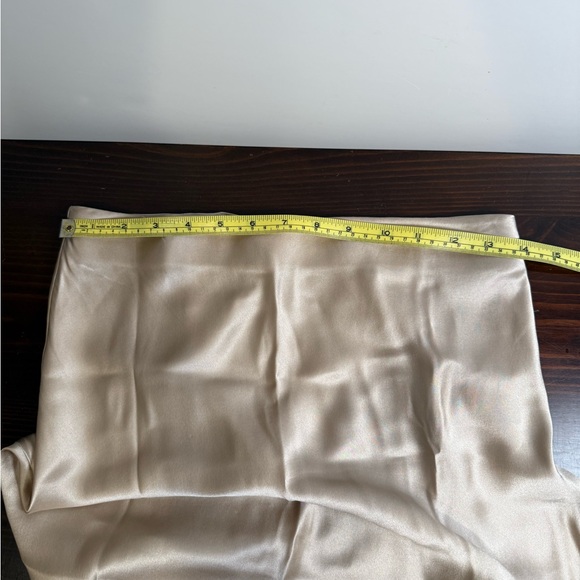 Quince washable silk slip skirt S champagne - Picture 6 of 8